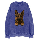 German Shepherd  - Vintage Sweatshirt