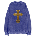 Alpha Omega Cross  - Vintage Sweatshirt
