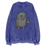 FOLLOWERS ARE GHOSTS | Transparent crowd following nobody - Vintage Sweatshirt