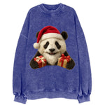 Santa Panda  - Vintage Sweatshirt