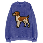 Brittany - Contemporary athletic logo wi - Vintage Sweatshirt