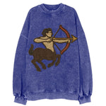 Sagittarius Arrow  - Vintage Sweatshirt