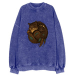 Sleeping Wolf Peace  - Vintage Sweatshirt