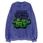 Frogs Together Strong - Vintage Sweatshirt