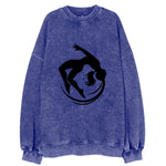 Gymnast mid-backflip rotation - Vintage Sweatshirt