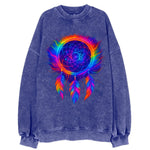 Dream Catcher Universe - Cosmic dreamcat - Vintage Sweatshirt