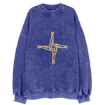 Saint Brigid's Cross  - Vintage Sweatshirt