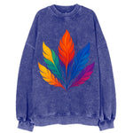 Phoenix Feathers - Each feather a differ - Vintage Sweatshirt
