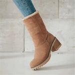 Cl��mence | Mid-Height Wool Boots