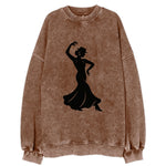 Flamenco dancer passionate stance - Vintage Sweatshirt