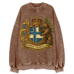 Finland Brown Bear Emblem  - Vintage Sweatshirt