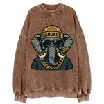 Bangkok Elephant - Vintage Sweatshirt