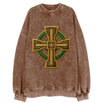 Durrow Cross - Vintage Sweatshirt
