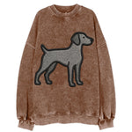 Weimaraner - Trendy gray ghost design wi - Vintage Sweatshirt