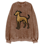 Italian Greyhound - Modern elegant silho - Vintage Sweatshirt