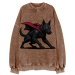 Belgian Malinois Black Panther  - Vintag - Vintage Sweatshirt