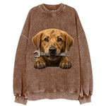 Mechanic Dog  - Vintage Sweatshirt