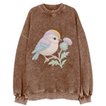 Firecrest Thistle Crown - Vintage Sweatshirt