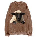 Sheep  - Vintage Sweatshirt