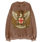 Georgia White Eagle Emblem  - Vintage Sweatshirt