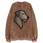 Irish Wolfhound - Modern gentle giant lo - Vintage Sweatshirt