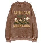 Matthew 17:20 Mountains - Vintage Sweatshirt