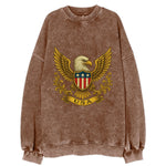 Usa Heritage Eagle Baseball Cap 2 - Vintage Sweatshirt