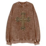 Victorian Cross  - Vintage Sweatshirt