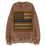 Thin Blue Line  - Vintage Sweatshirt