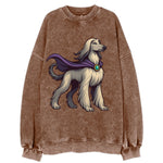 Afghan Hound Mystic Hero  - Vintage Sweatshirt
