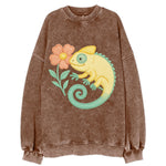 Yellow Chameleon - Vintage Sweatshirt