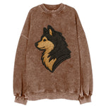 Finnish Lapphund - Modern Arctic breed l - Vintage Sweatshirt