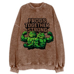 Frogs Together Strong - Vintage Sweatshirt
