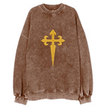 Order Of Santiago Cross - Vintage Sweatshirt