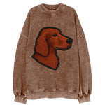 Irish Setter - Contemporary red setter l - Vintage Sweatshirt