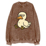 The Duck Judging Silently - Vintage Sweatshirt
