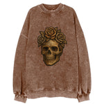 Skull and Roses  - Vintage Sweatshirt