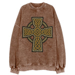 Celtic Cross  - Vintage Sweatshirt