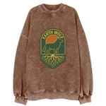 Earth Wolf Roots  - Vintage Sweatshirt