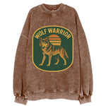 Wolf Warrior  - Vintage Sweatshirt