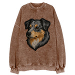 Australian Shepherd - Modern merle patte - Vintage Sweatshirt
