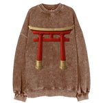 Japanese Torii Gate  - Vintage Sweatshirt