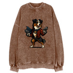 Australian Shepherd Star-Lord  - Vintage - Vintage Sweatshirt