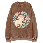 Lamb Sweet Peas - Vintage Sweatshirt