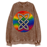 Celtic Shield Knot  - Vintage Sweatshirt