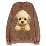 Dandie Dinmont Terrier  - Vintage Sweatshirt