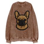 French Bulldog - Modern streetwear style - Vintage Sweatshirt