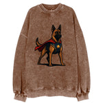 Belgian Malinois Guardian Hero  - Vintag Vintage Sweatshirt