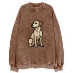 Rhodesian Ridgeback - Red wheaten sittin Vintage Sweatshirt