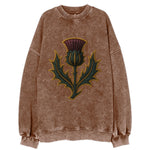 Scottish Thistle  - Vintage Sweatshirt